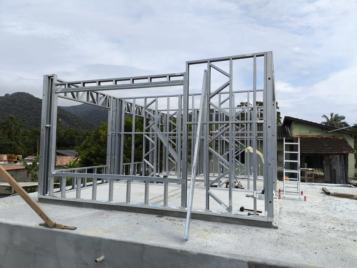 Montagem Estrutura Steel Frame