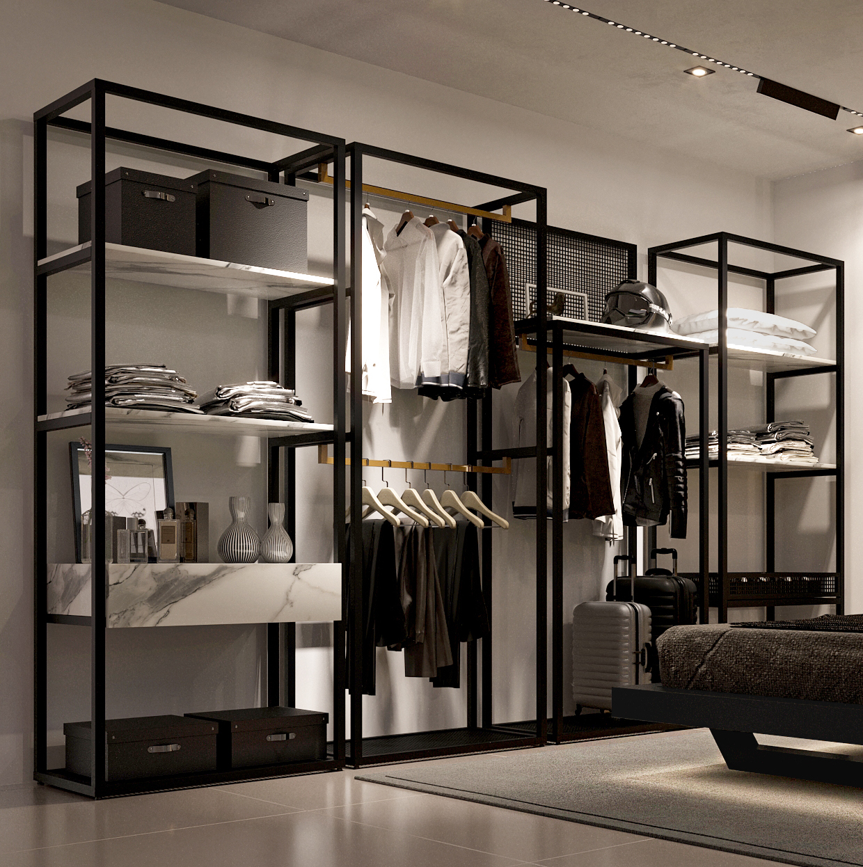 Módulo Closet Emanuella - Cabides Longos